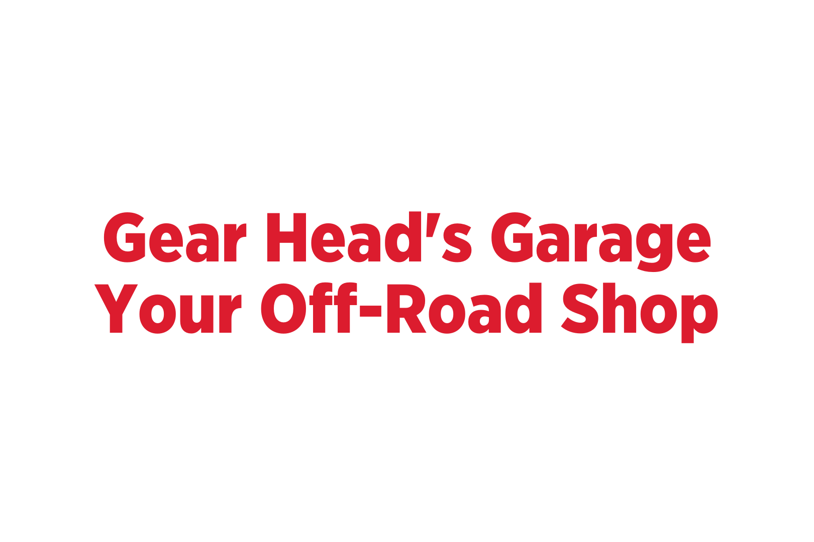 Gearhead's Garage logo